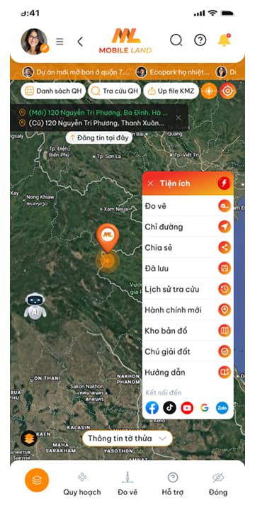 MobileLand app